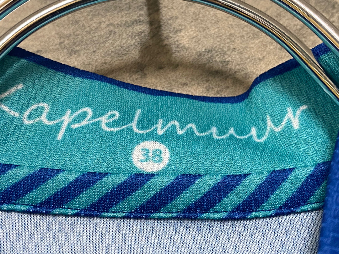 JO877 カペルミュール KAPELMUUR 半袖 サイクルジャージ ネイビー ドット 38 レディース