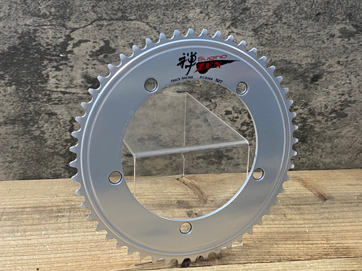 KH565 スギノ SUGINO 禅 ZEN チェーンリング シルバー 52T PCD144mm 厚歯