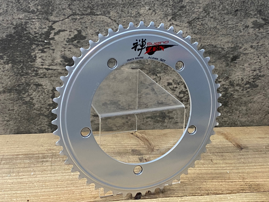 KH565 スギノ SUGINO 禅 ZEN チェーンリング シルバー 52T PCD144mm 厚