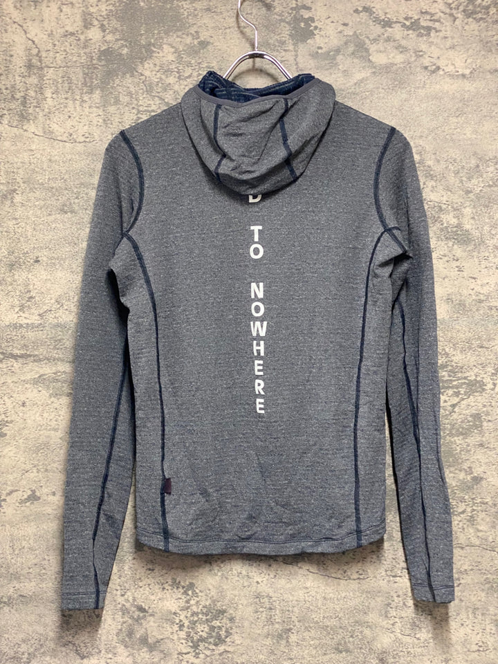 KM721 パスノーマルスタジオ PAS NORMAL STUDIOS LONG SLEEVE WINDPROOF BASE LAYER 長袖 ベースレイヤー 紺 S POLARTEC