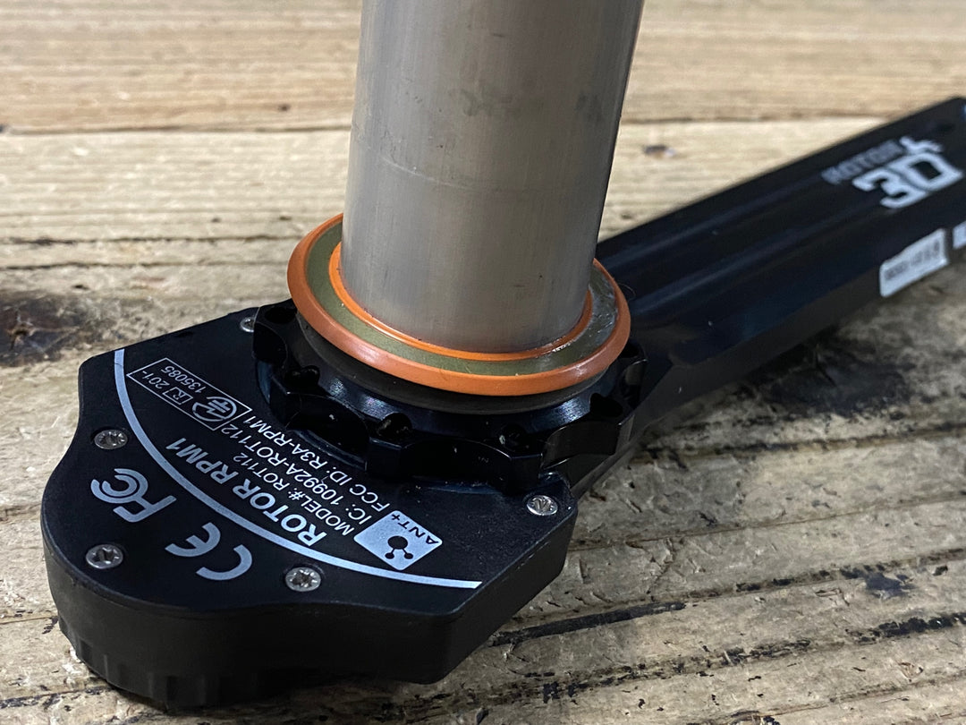 JN398 ローター ROTOR 3D+ POWER パワーメーター クランクセット 52/36T 172.5mm 片側計測
