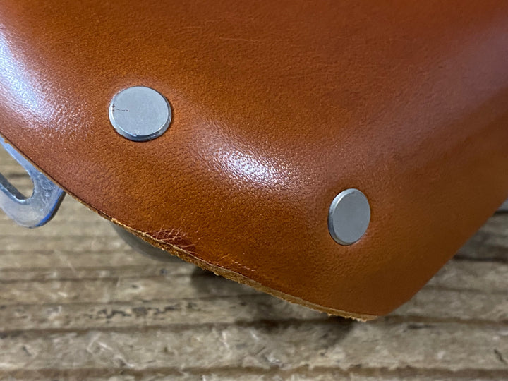 KE472 ブルックス BROOKS スワロー SWALLOW Chrome レザーサドル ハニーブラウン スチールレール