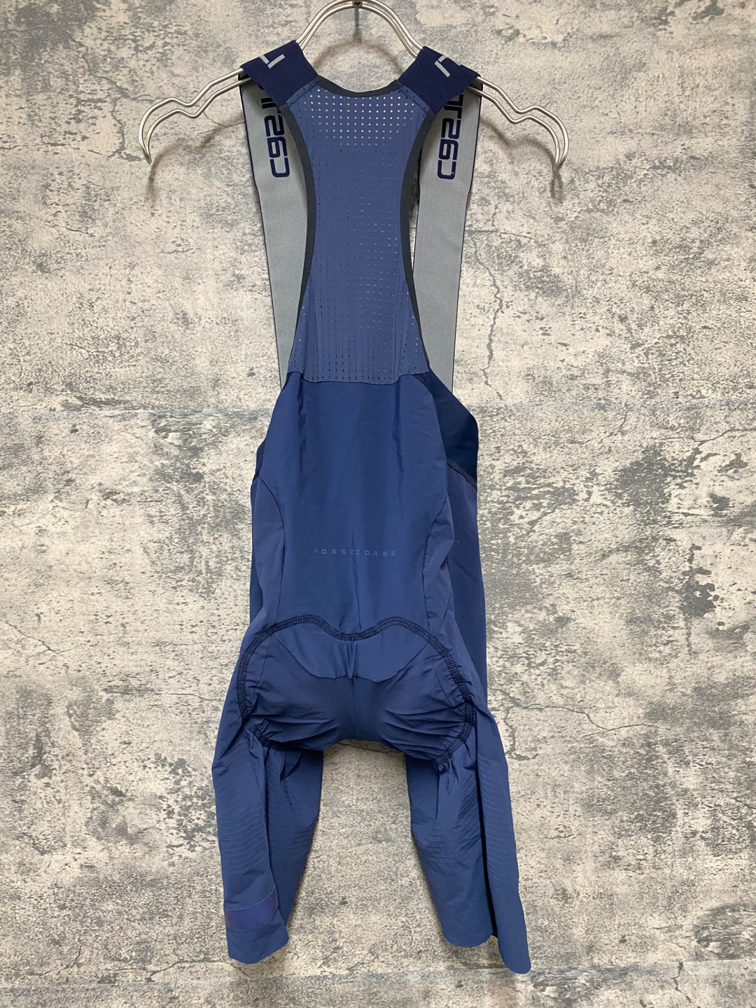 KB697 カステリ CASTELLI ROSSO CORSA ビブショーツ 紺 M