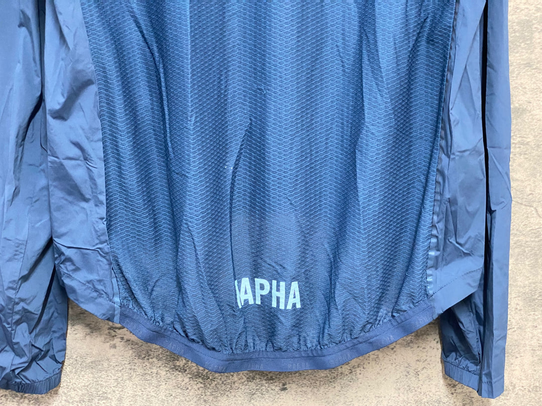 JZ864 ラファ Rapha PRO TEAM 長袖 ウインドブレイカー ネイビー XL