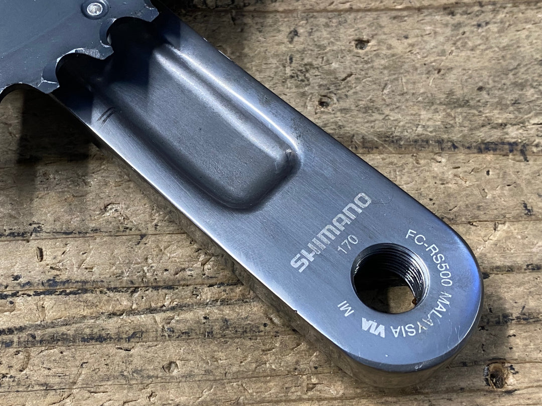 JR601 シマノ SHIMANO FC-RS500 クランクセット 170mm 50/34T シルバー