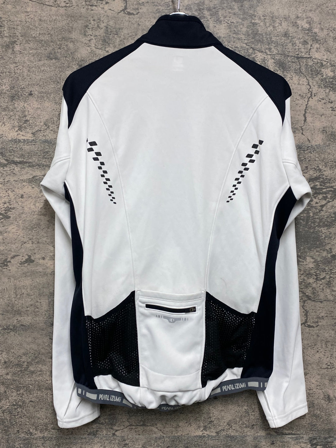 JW508 パールイズミ PEARL iZUMi 長袖 サイクルジャージ 白 L 裏起毛