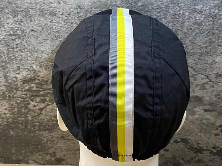 JZ550 ラファ Rapha サイクルキャップ 黒 黄 ワンサイズ
