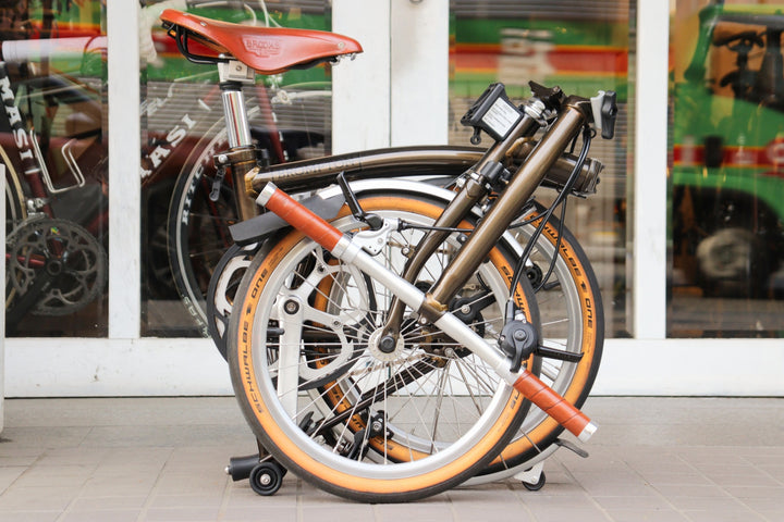 ブロンプトン BROMPTON C LINE URBAN LOW S2L 2022モデル RAWカラー ブラックラッカー ミニベロ 折り畳み 小径車 【横浜店】