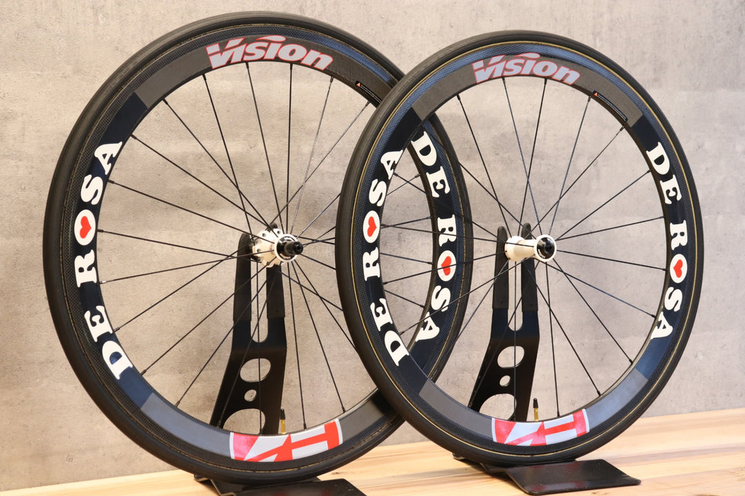 ヴィジョン VISION メトロン METRON デローザ DE ROSA TU カーボン チューブラー ホイールセット カンパニョーロ11/12S 【さいたま浦和店】