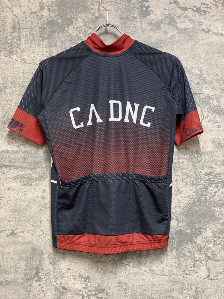 JQ515 ケイデンス Cadence 半袖サイクルジャージ 黒茶 S 100% LTD