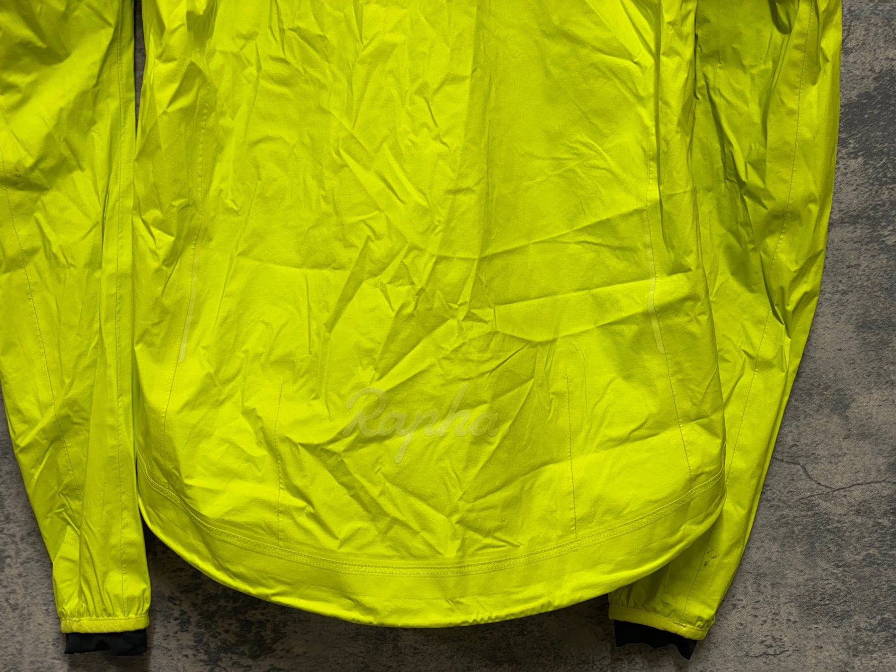 KC747 ラファ Rapha CORE RAIN JACKET Ⅱ 長袖 レインジャケット 黄 S