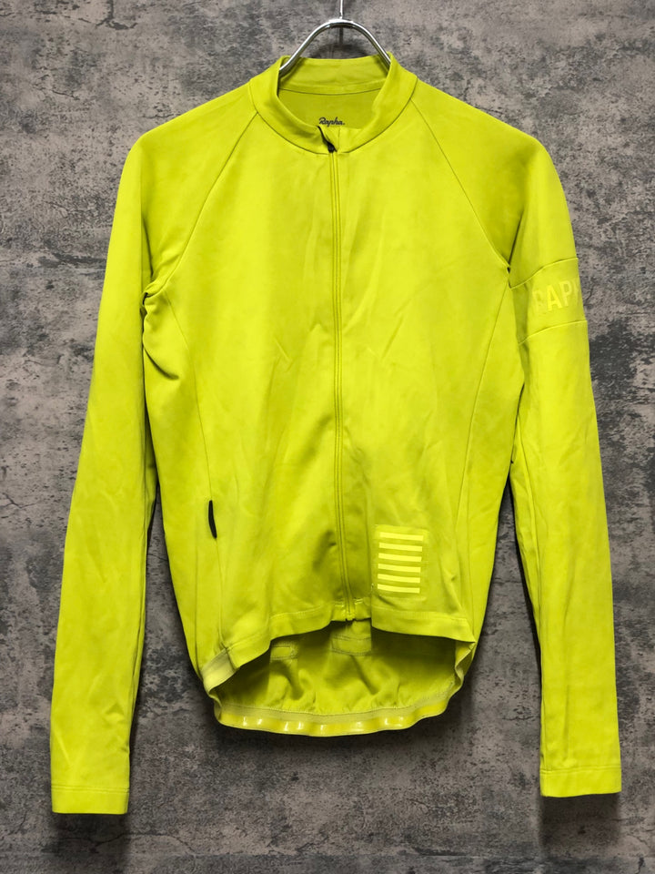 JZ501 ラファ RAPHA PRO TEAM LS TRAINING JERSEY 長袖 サイクルジャージ M 黄