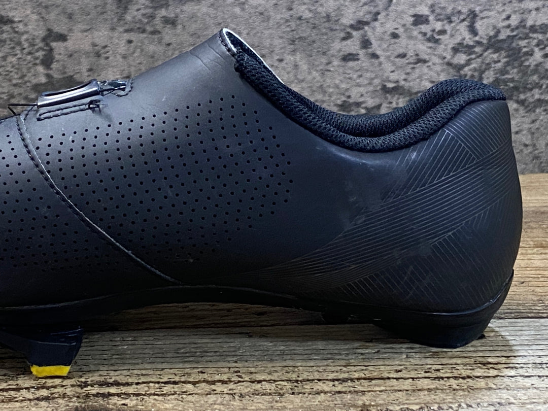JV079 シマノ SHIMANO RC7 SHRC701M L01 S ビンディングシューズ 3穴 黒 EU41