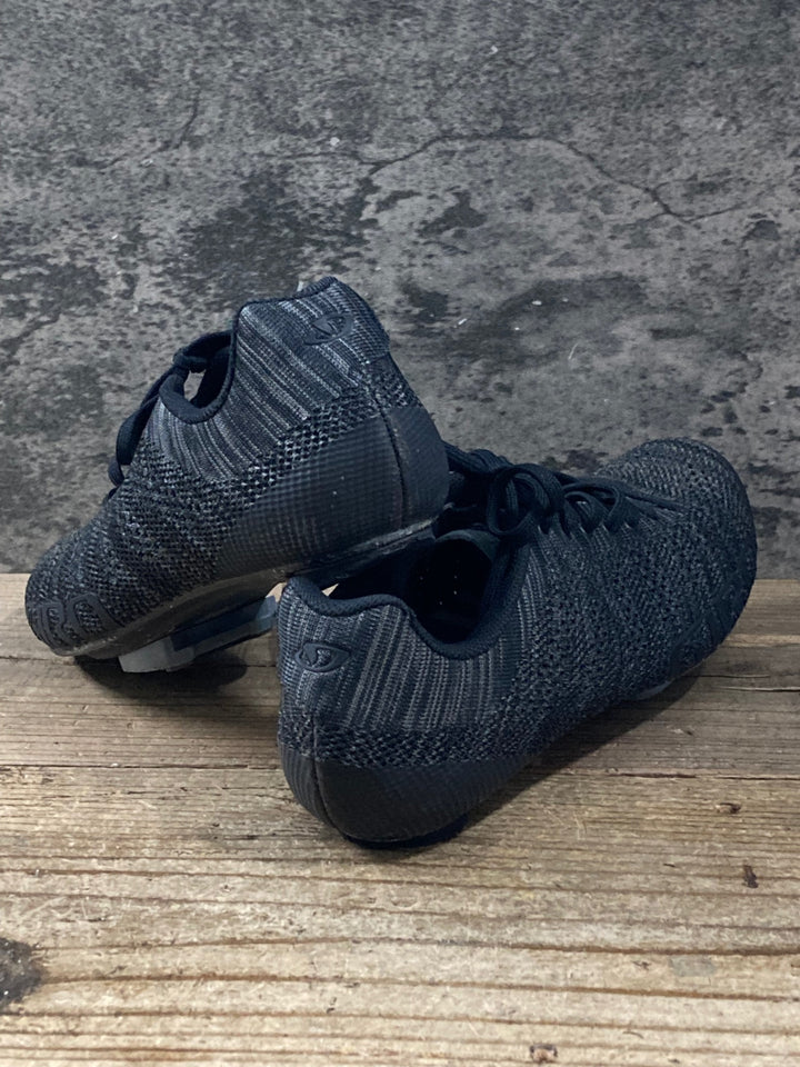 KQ571 ジロ GIRO EMPIRE E70 KNIT  レース ビンディングシューズ 黒 EU42.5