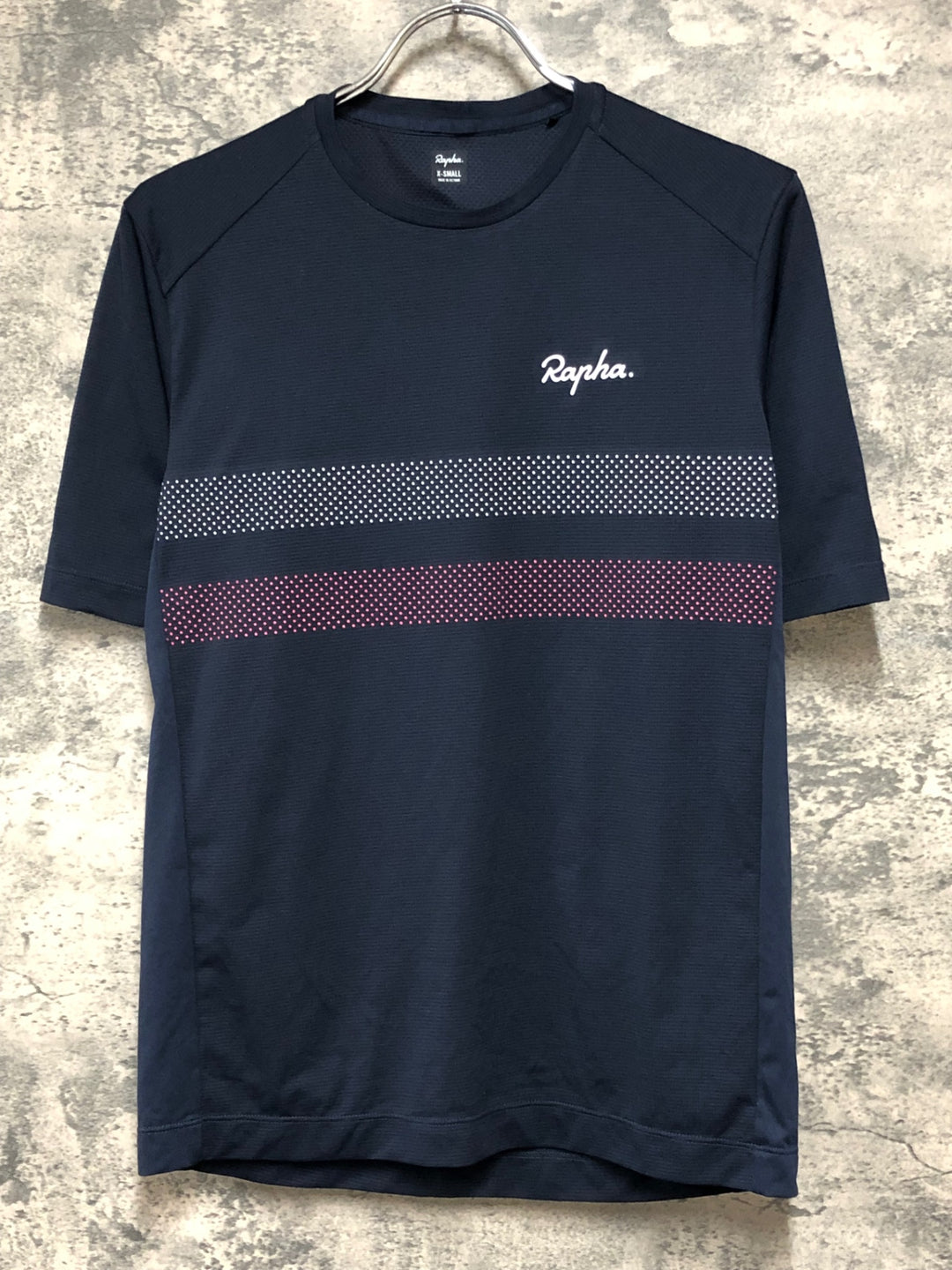 KD903 ラファ Rapha EXPLORE TECHNICAL T-SHIRT 半袖 Tシャツ 紺 XS