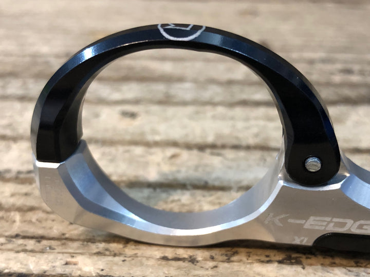 JQ853 シマノ SHIMANO PRO VIBE K-EDGE サイクルコンピューターマウント ブラックシルバー Φ31.8 GARMIN