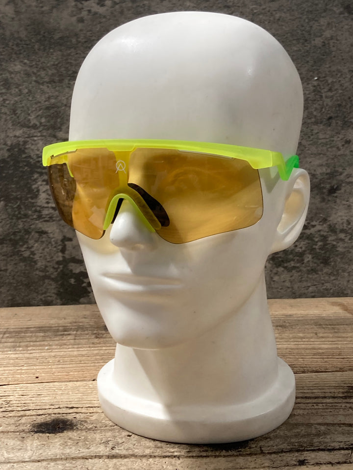 KM756 アルバオプティクス ALBA OPTICS DELTA サングラス アイウェア 黄緑