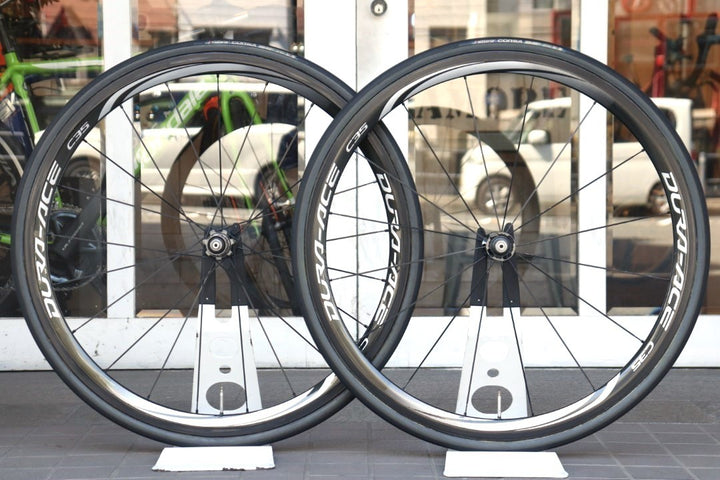 シマノ SHIMANO デュラエース DURA-ACE WH-9000-C35-TU カーボン チューブラー ホイールセット シマノ11S/12S 【横浜店】