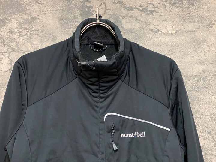 JO167 モンベル mont-bell 長袖 サイクルジャケット 黒 レディース M 裏起毛