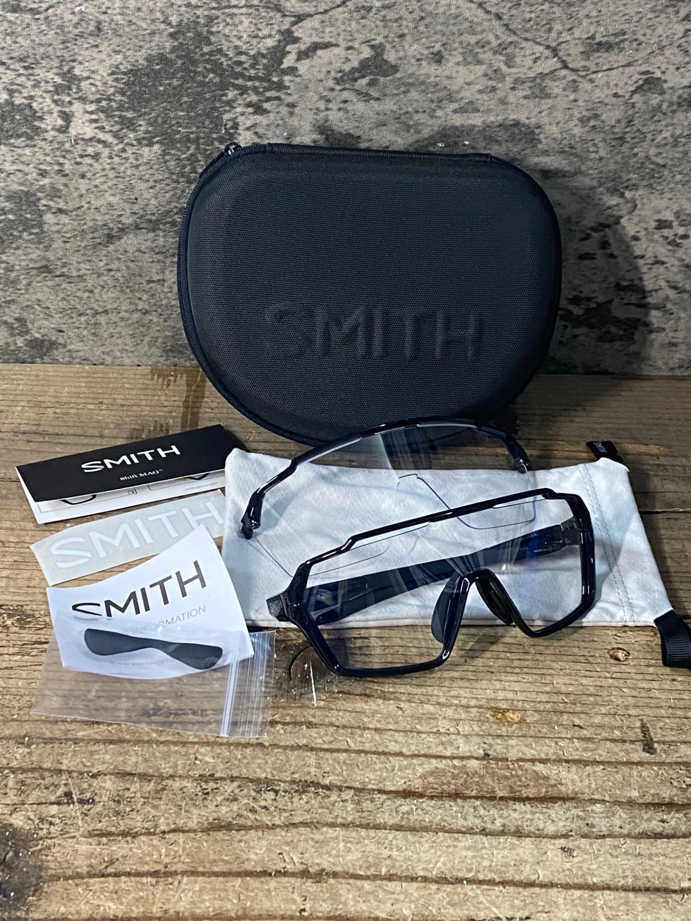 JO768 スミス SMITH シフトマグ SHIFT MAG アイウェア 黒 クリアレンズ