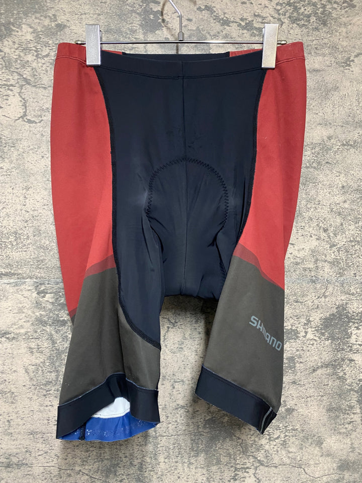 KJ970 シマノ SHIMANO レーサーパンツ 黒赤 サイズ不明