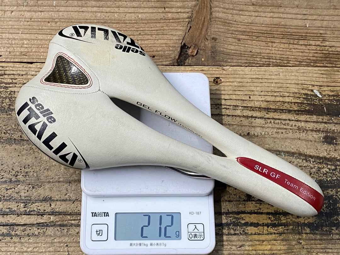 JT219 セライタリア SELLE ITALIA SLR GEL FLOW サドル 白 スチールレール