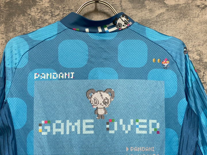 JR204 パンダーニ pandani 半袖 サイクルジャージ 水色 S エアロジャージ