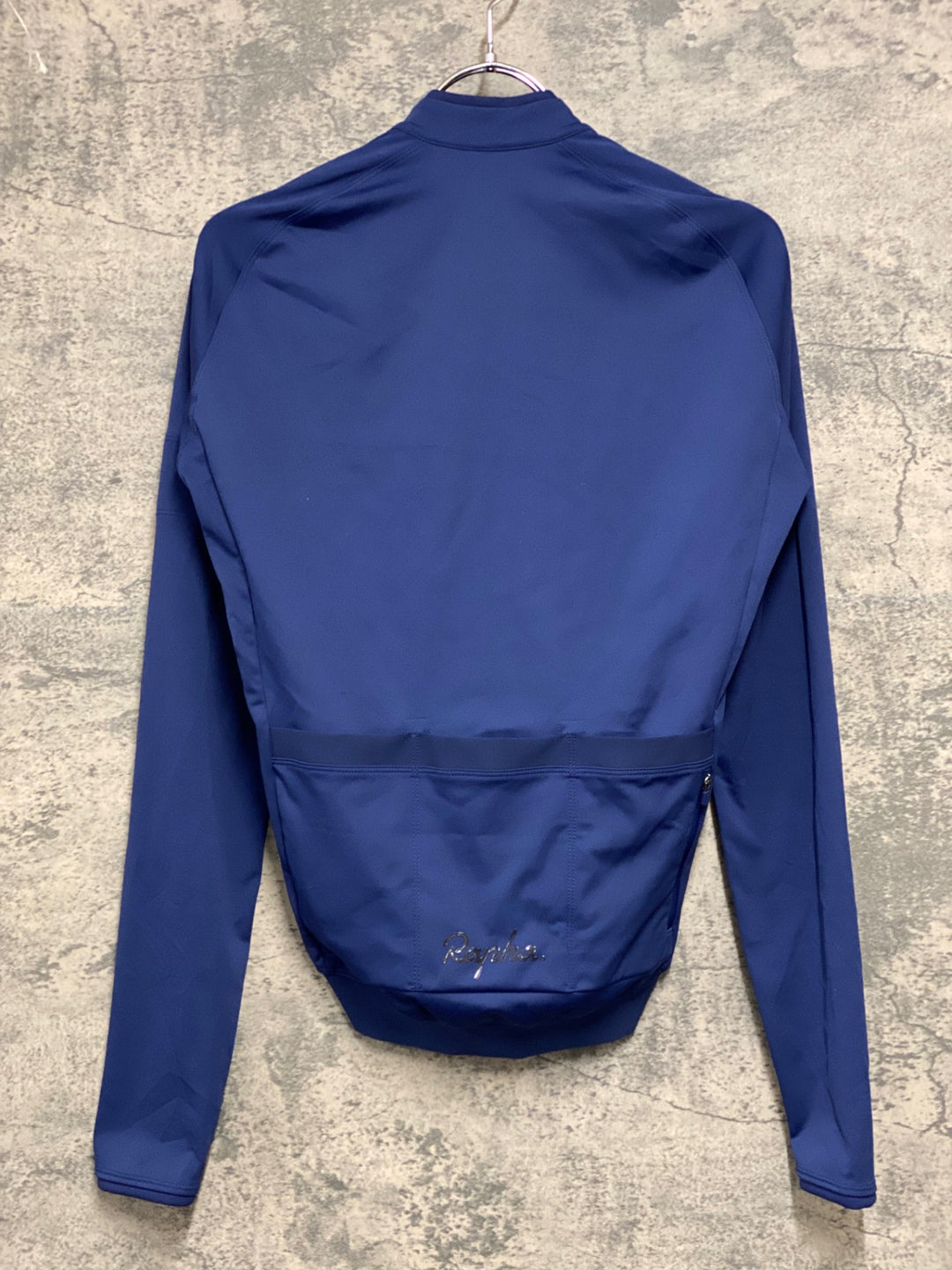 JE225 ラファ Rapha MEN'S LONG SLEEVE CORE JERSEY 長袖 サイクルジャージ ネイビー S 裏起毛