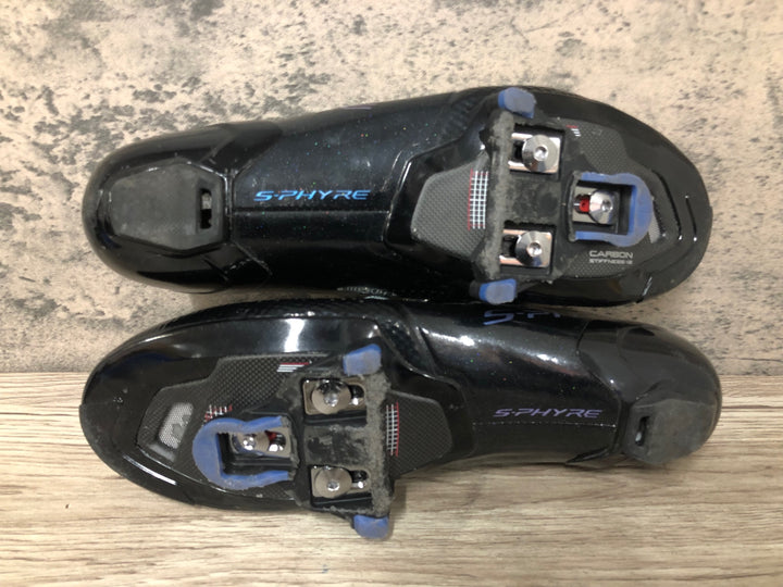 JY348 シマノ SHIMANO S-PHYRE SHRC902S L01 ビンディングシューズ SPD-SL 黒 EU41