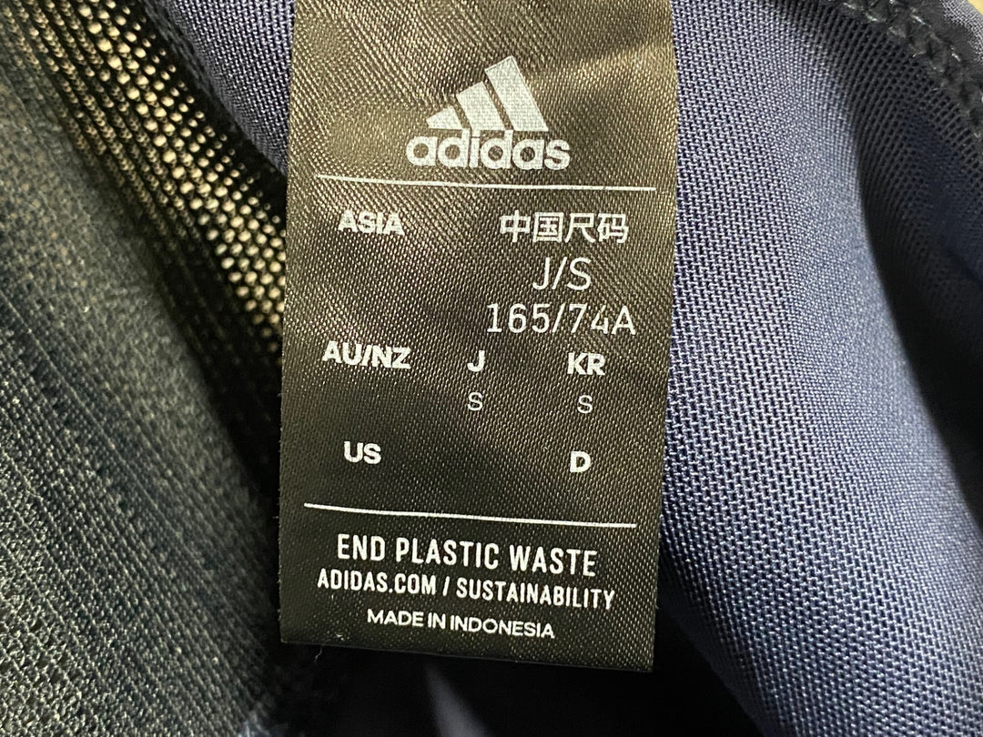 JP764 アディダス adidas ビブショーツ 紺 S