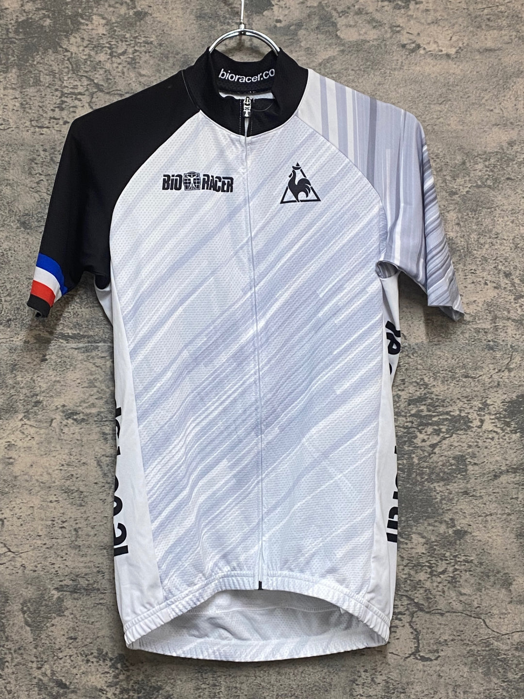 KP153 ビオレーサー BiORACER le coq sportif 半袖 サイクルジャージ グレー S