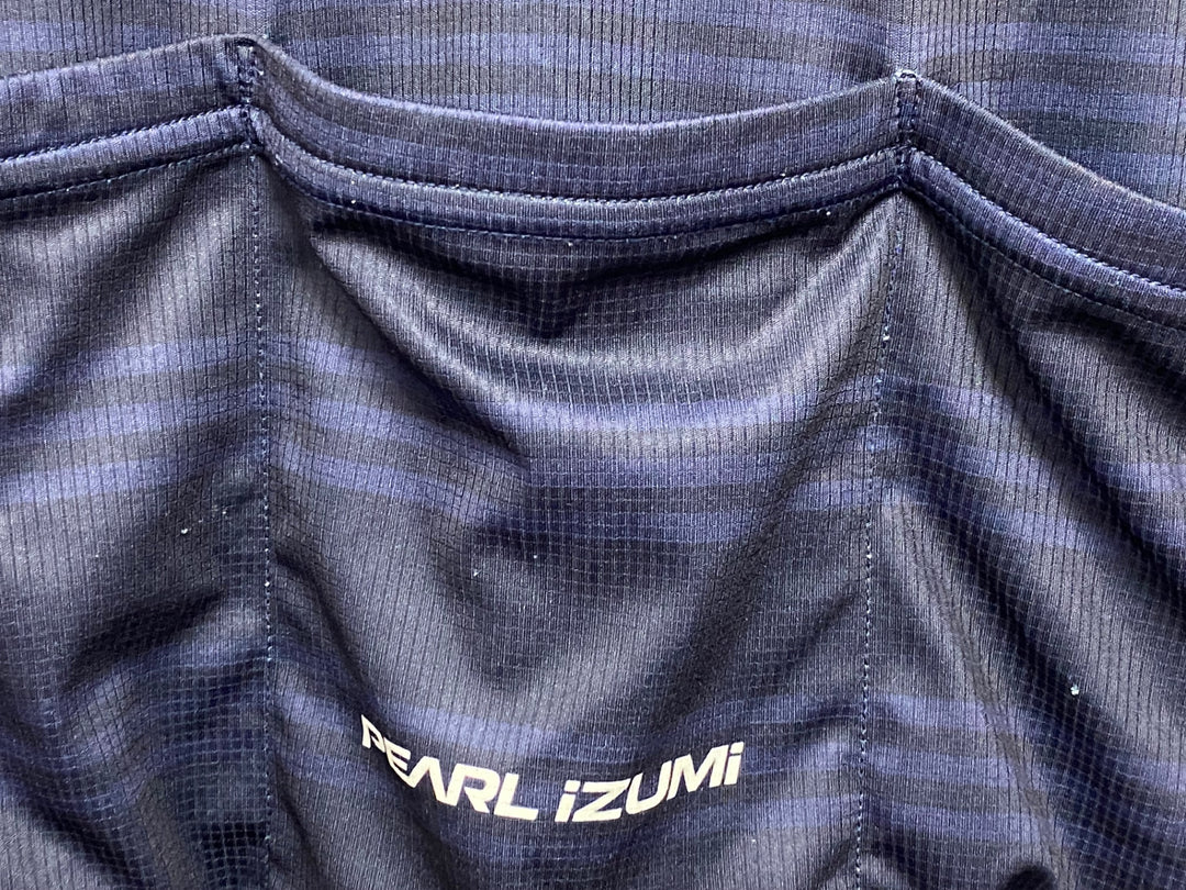 JM554 パールイズミ PEARL iZUMi 半袖 サイクルジャージ ネイビー M