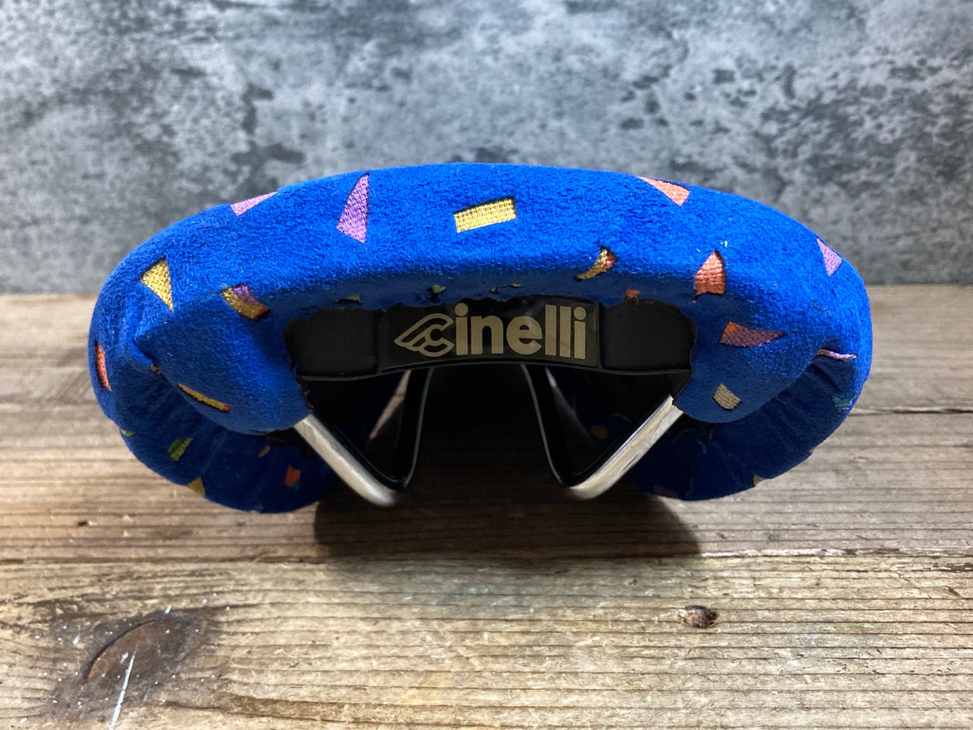 KI846 チネリ Cinelli ヴォラーレ VOLARE サドル スチールレール 青