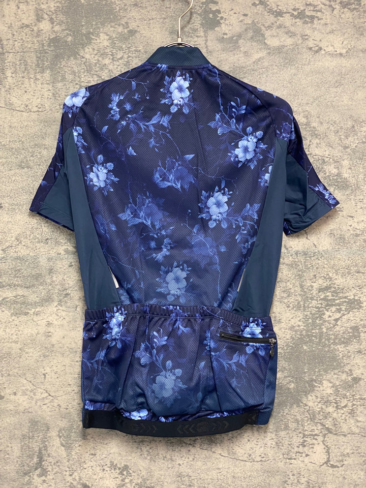 JV996 レリック reric Ador Standerd Jersey 半袖 サイクルジャージ S 紺 レディース