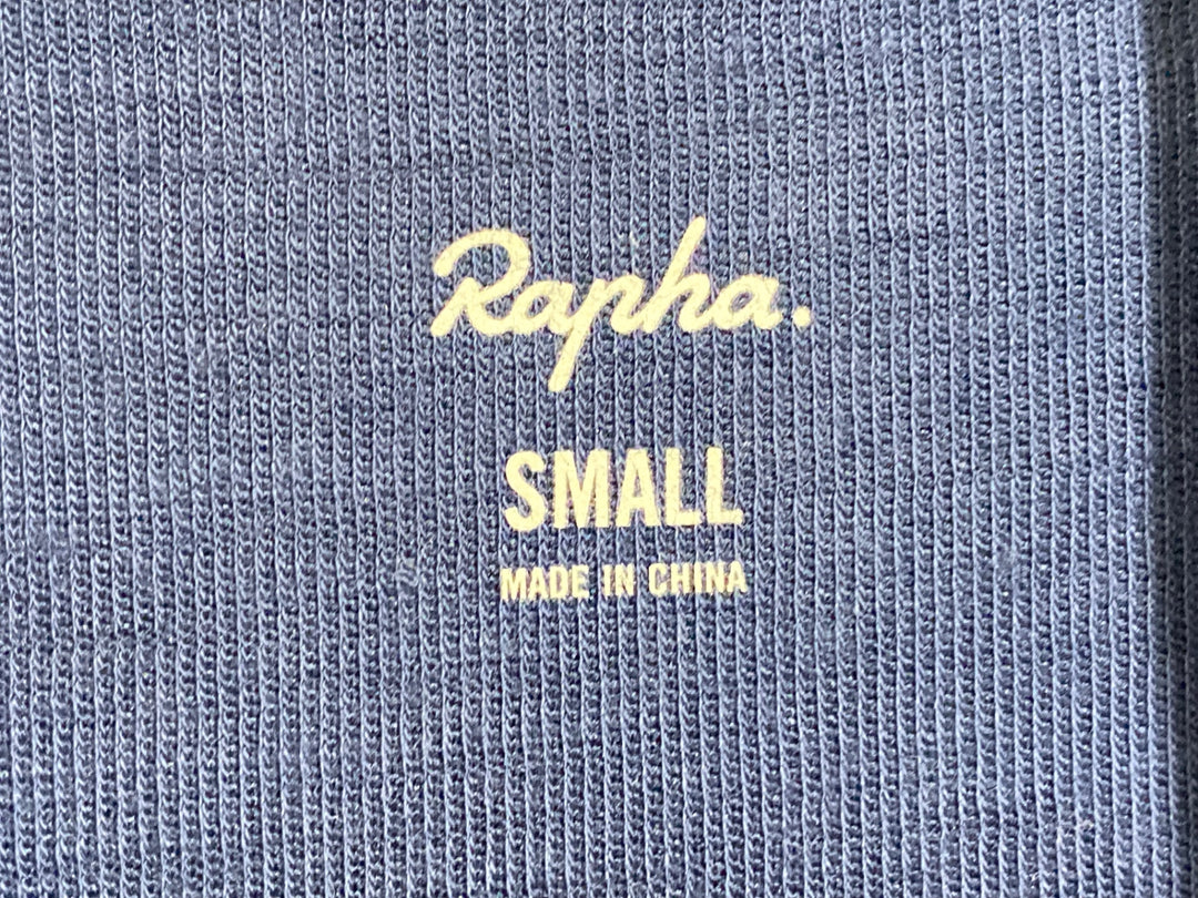 KH995 ラファ Rapha CHECK JERSEY 半袖 サイクルジャージ 紺 S