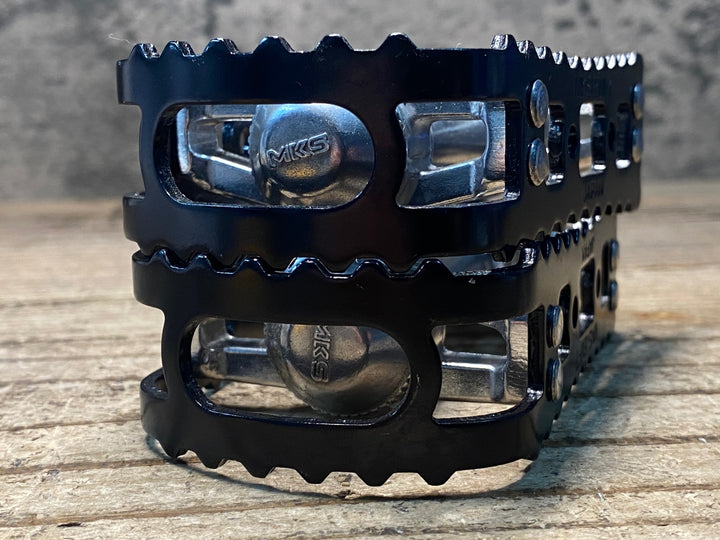 JJ017 三ヶ島 MKS BM-7 BMX フラットペダル ブラックケージ