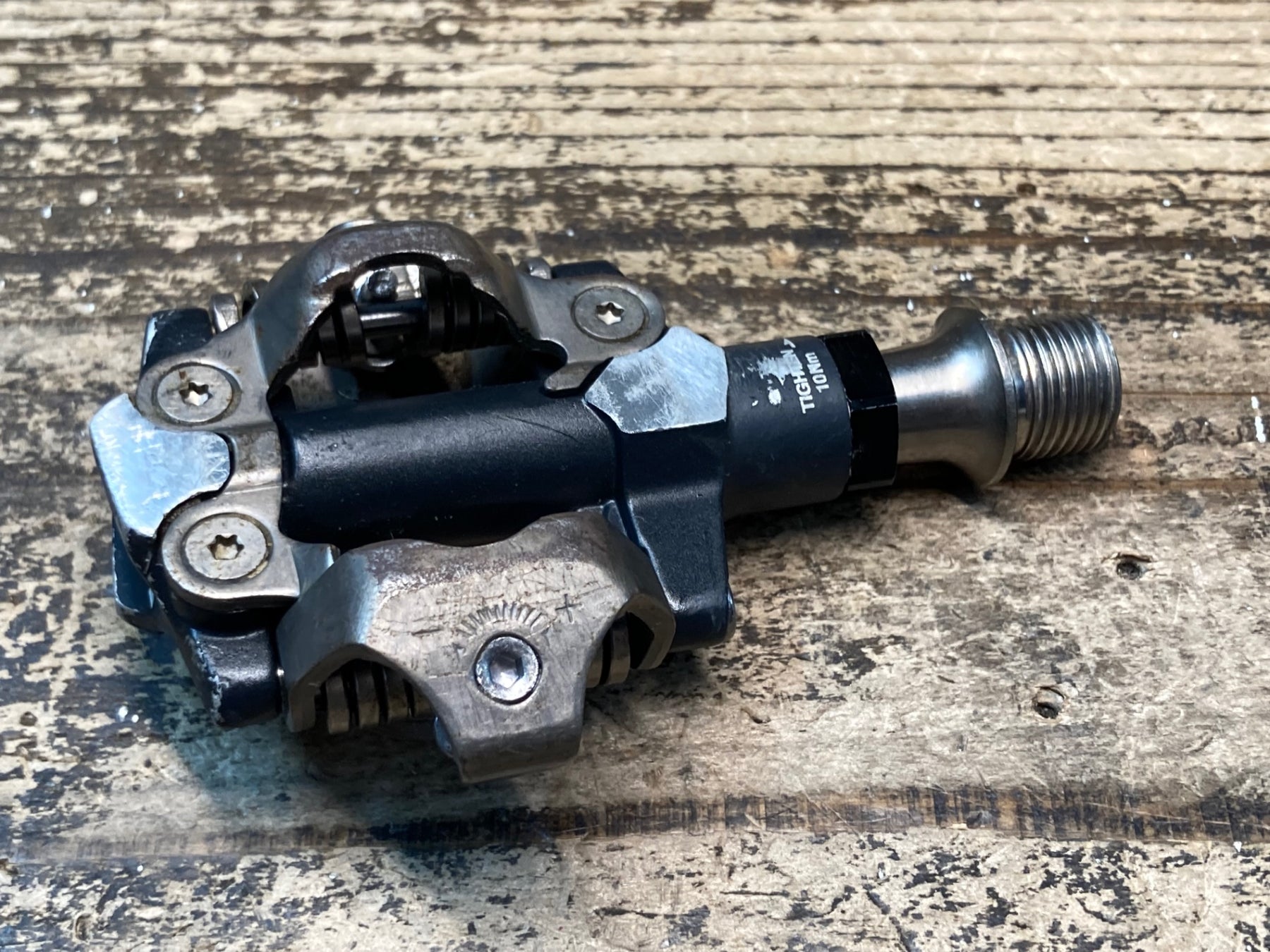 JK754 シマノ SHIMANO XTR PD-M980 ビンディングペダル 左 ※サビ