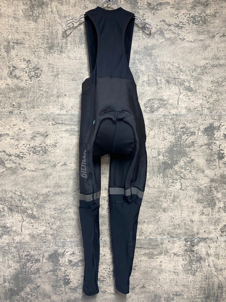 KD774 ビーラー BIEHLER ビブタイツ 黒 M 裏起毛