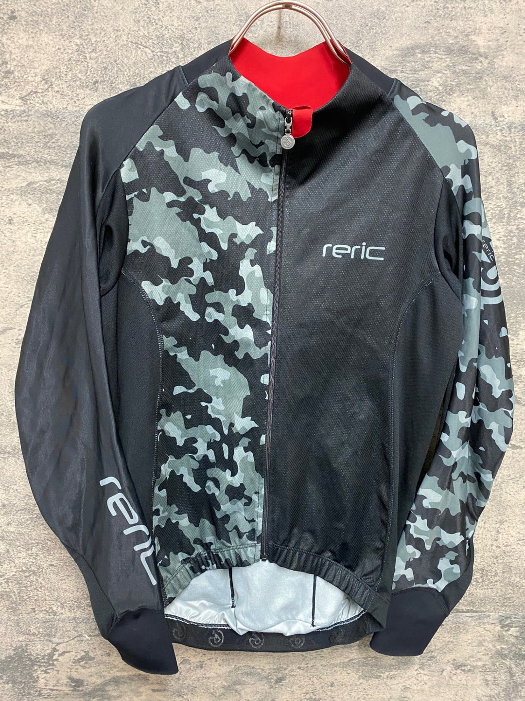 KF642 レリック reric 長袖 サイクルジャージ 黒 S