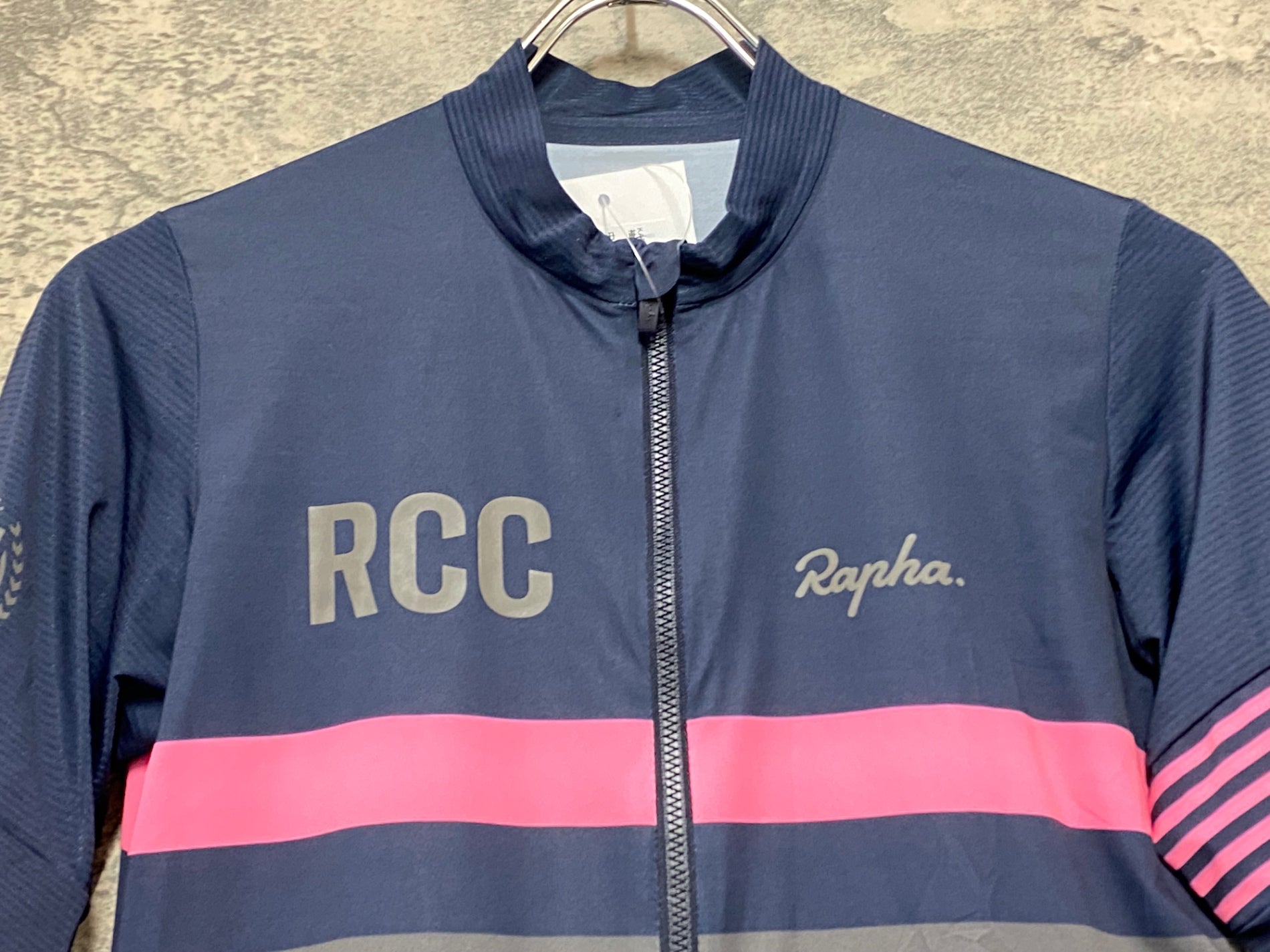KA313 ラファ Rapha RCC PRO TEAM JERSEY 半袖 サイクルジャージ 濃紺