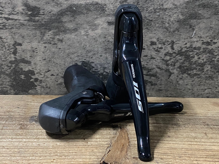 KG859 シマノ SHIMANO 105 ST-R7020 STIレバー 2×11S 油圧ブレーキ 黒