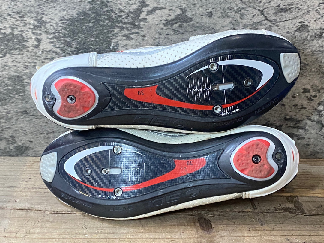 JZ158 シディ SIDI T3 トライアスロン ビンディングシューズ 白 EU39