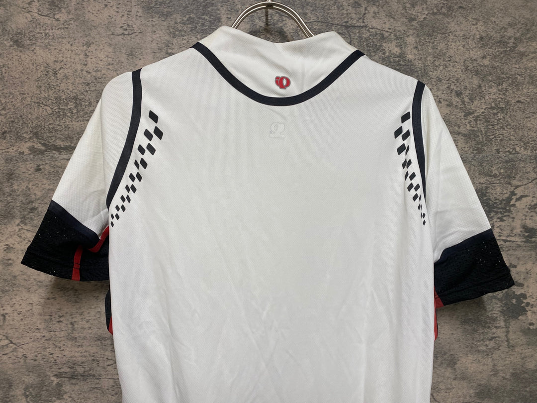 JR170 パールイズミ PEARL iZUMi 半袖サイクルジャージ 白 L