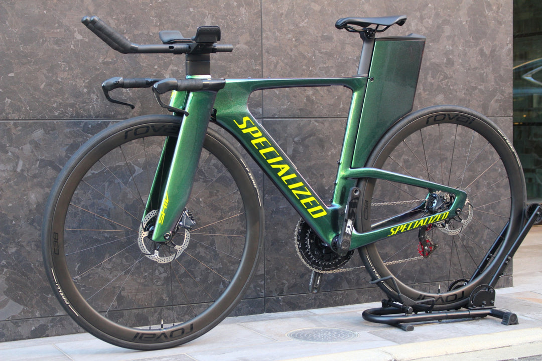 スペシャライズド SPECIALIZED SHIV EXPERT DISC 2020 Sサイズ シマノ アルテグラ R8050 Mix Di2 カーボン トライアスロンバイク 【福岡店】