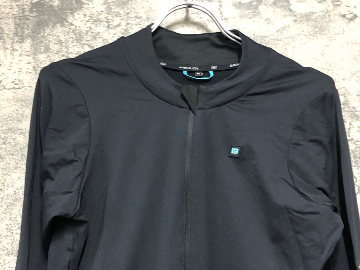 KD770 ビーラー BIEHLER 長袖サイクルジャージ 黒 M