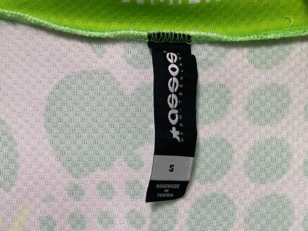 JI975 アソス assos Erlkoenig SS Jersey 半袖 サイクルジャージサイクルジャージ 白黄緑 S