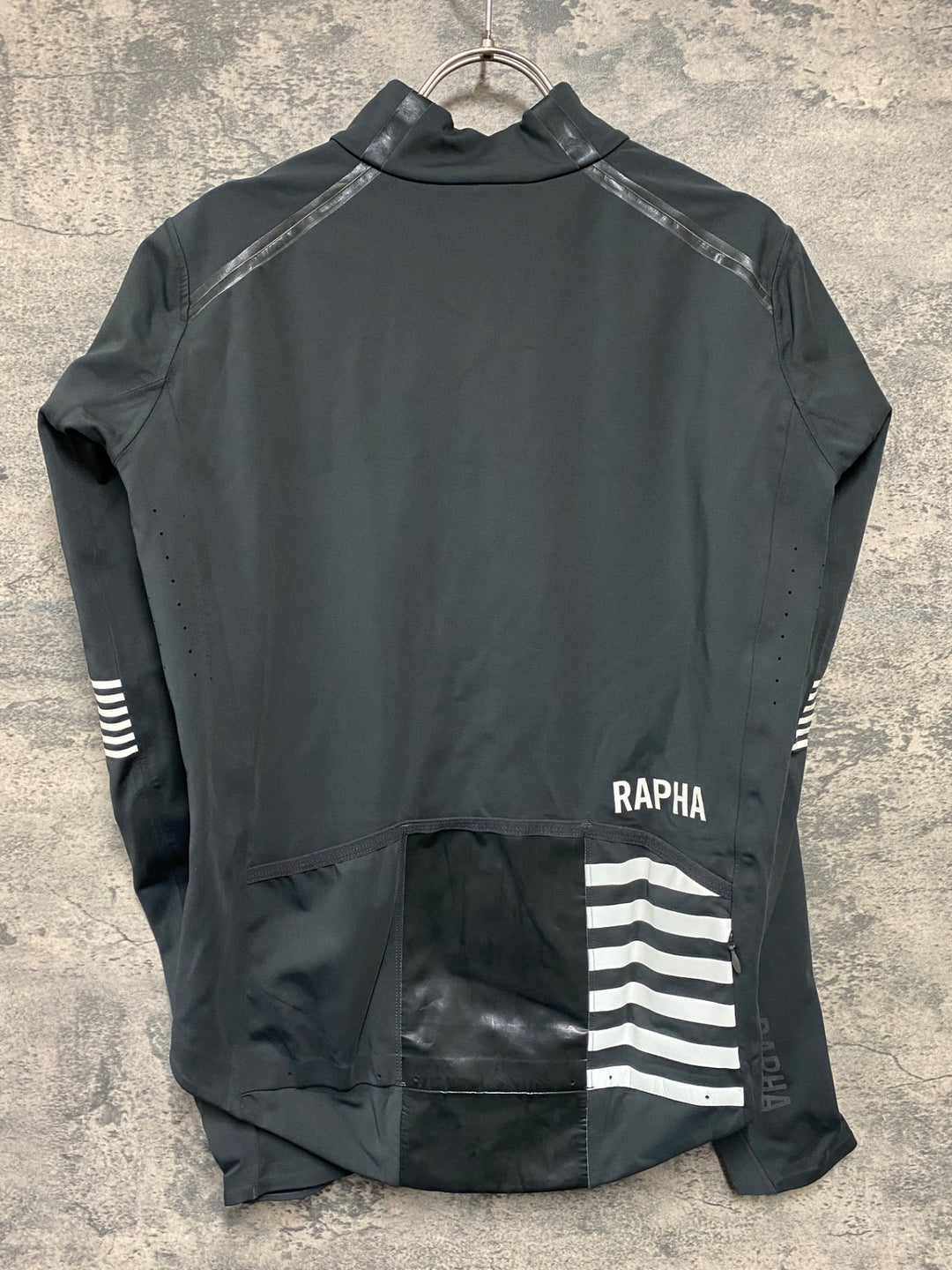 KI007 ラファ Rapha PRO TEAM SOFTSHELL JACKET 長袖 サイクルジャケット グレー M