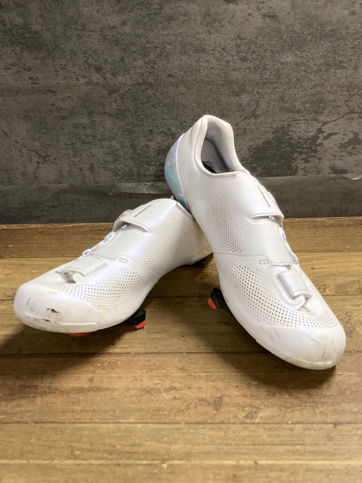 KD637 シマノ SHIMANO S-PHYRE SH-RC903-P ビンディングシューズ 白 EU41