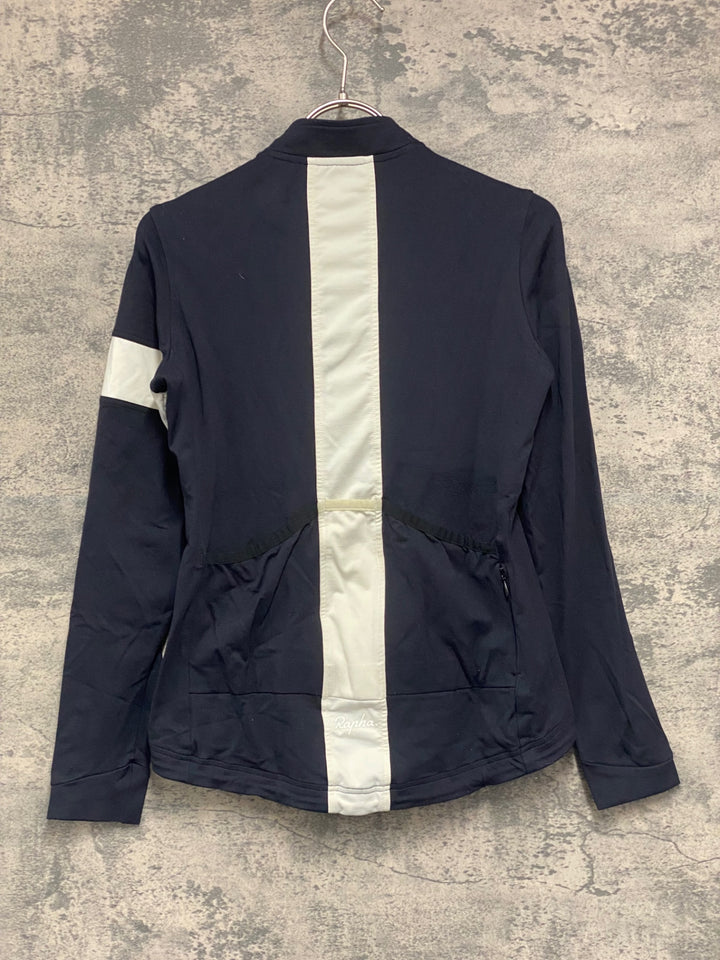 JX635 ラファ Rapha LONG SLEEVE SOUPLESSE JERSEY 長袖 サイクルジャージ 黒 レディース S