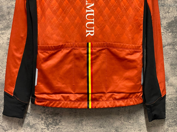 KO399 リオンドカペルミュール Lion de kapelmuur 長袖 サイクルジャケット オレンジ M